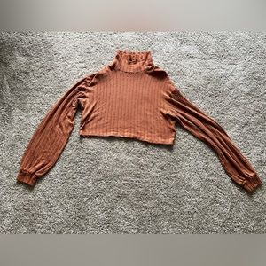 cropped turtleneck from shein